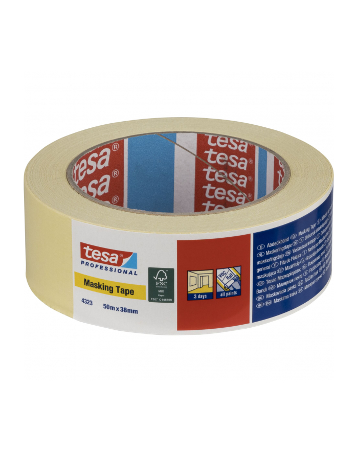 Tesa Paper Masking Tape 50mx38mm Standard beige 04323 główny