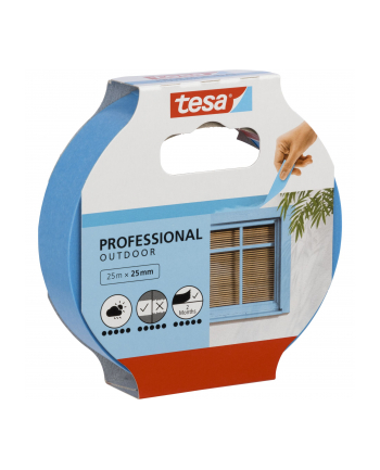 Tesa Masking Tape 25m x 25mm Preci.outdoor Blue 04440