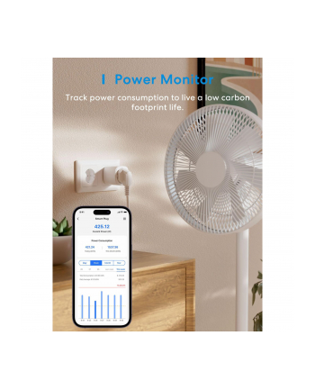 Meross Smart Wi-Fi Plug Matter with Energy Monitor