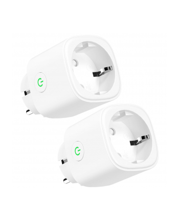 Meross Smart Wi-Fi Plug Matter with Energy Monitor (2 Pack)