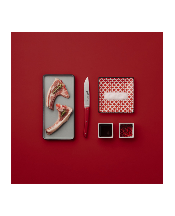 Berkel steak knife set 4-pcs. Color red