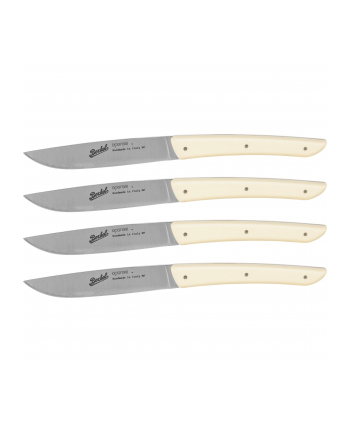 Berkel steak knife set 4-pcs. Color cream