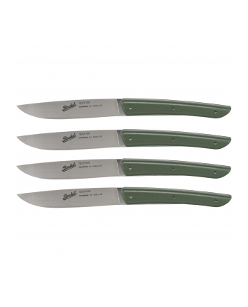 Berkel steak knife set 4-pcs. Color green