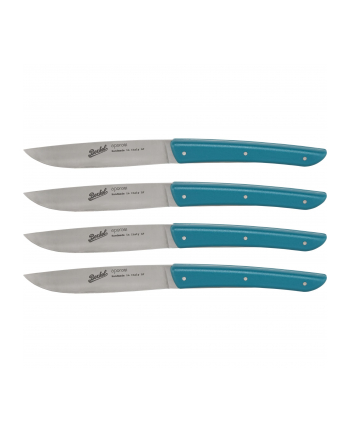 Berkel steak knife set 4-pcs. Color petrol blue