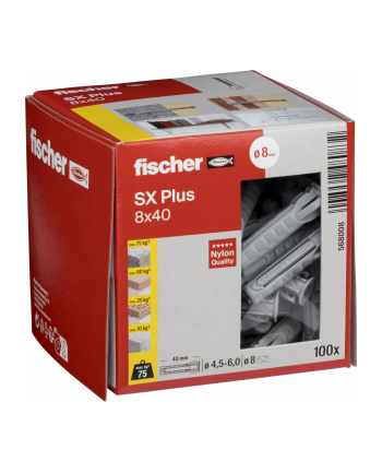 Fischer plug SX Plus 8x40 100 pcs