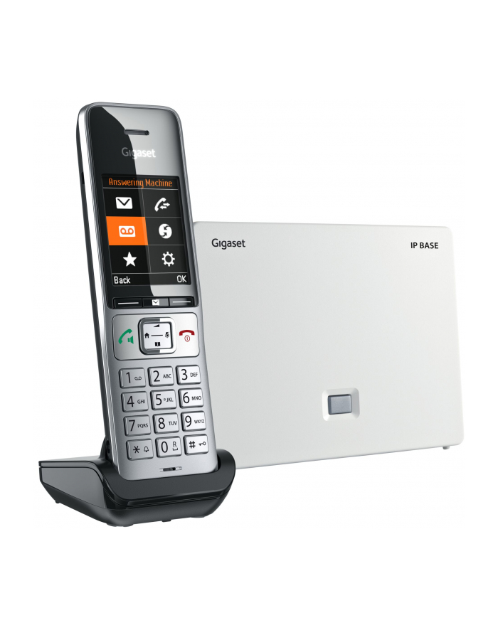 Gigaset COMFORT 500A IP BASE silver-Kolor: CZARNY główny