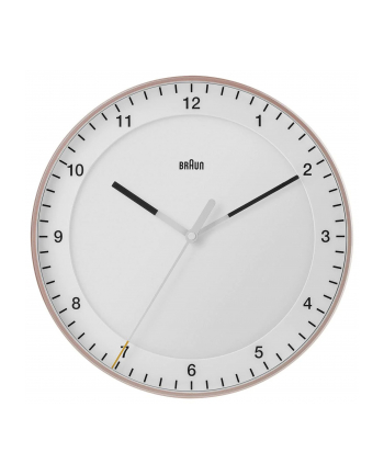 Braun BC 17 PW DCF Radio wall clock pink/Kolor: BIAŁY