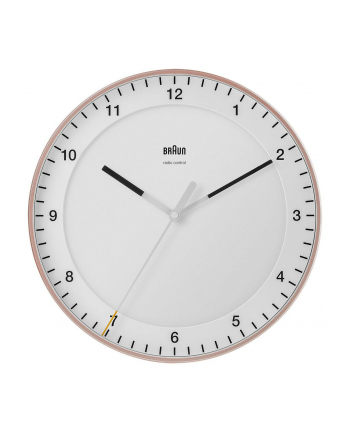 Braun BC 17 PW DCF Radio wall clock pink/Kolor: BIAŁY nr 1