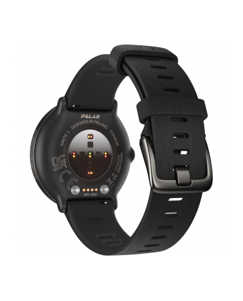 Polar Ignite 3 Titanium Silicone Band Kolor: CZARNY