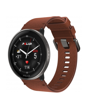 Polar Ignite 3 Titanium Leather- and Silicone Band