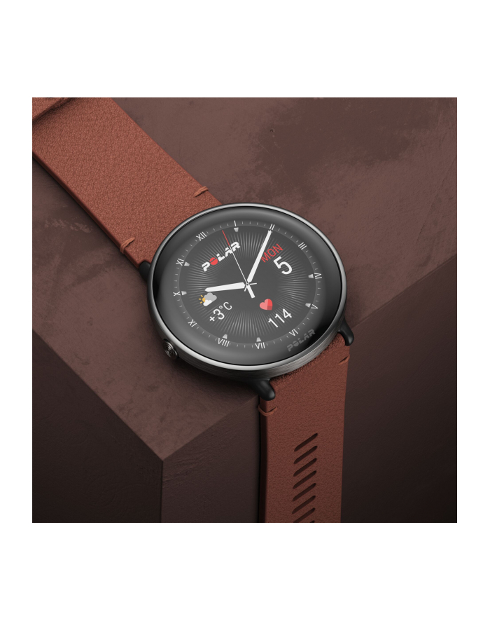 Polar Ignite 3 Titanium Leather- and Silicone Band główny