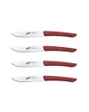 Berkel steak knife set 4-pcs. Color red - nr 6