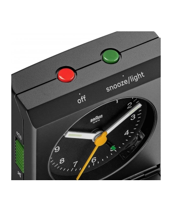Braun BC 05 B Quartz Foldable Alarm Clock Black