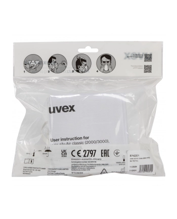 uvex silv-Air class.2200 FFP2 3x