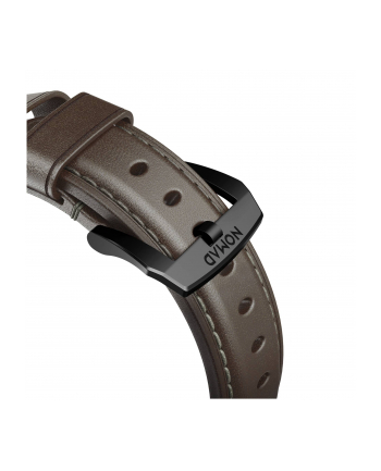 Nomad Traditional Strap Leather Brown Connector Black 38/40/41mm