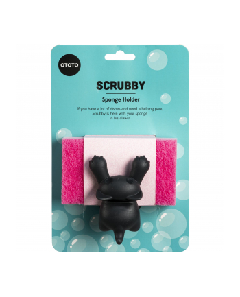 OTOTO Scrubby Grey Sponge Holder