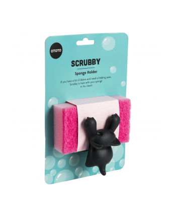 OTOTO Scrubby Grey Sponge Holder