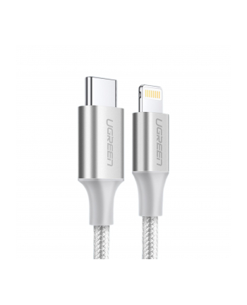 UGREEN USB-C to Lightning Cable Aluminum Shell Braided 1m Silver