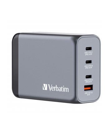 Verbatim GNC-240 GaN Charg. 240W 3xUSB-C PD, 1xUSB-A QC 3.0 32205