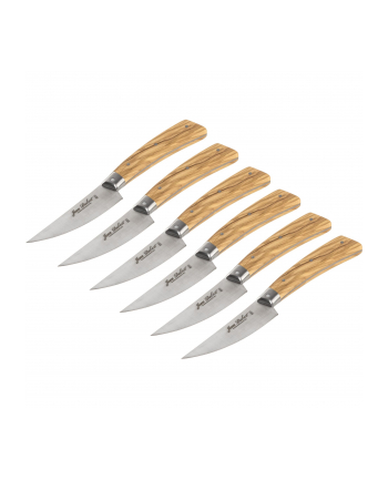 Jean Dubost Laguiole 6 pcs. Steak Knife Set, Olive