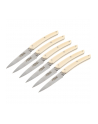 Jean Dubost Laguiole 6 pcs. Knife Set, Acrylic Ivory - nr 2