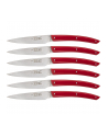 Jean Dubost Laguiole 6 pcs. Knife Set, Acrylic Red - nr 1