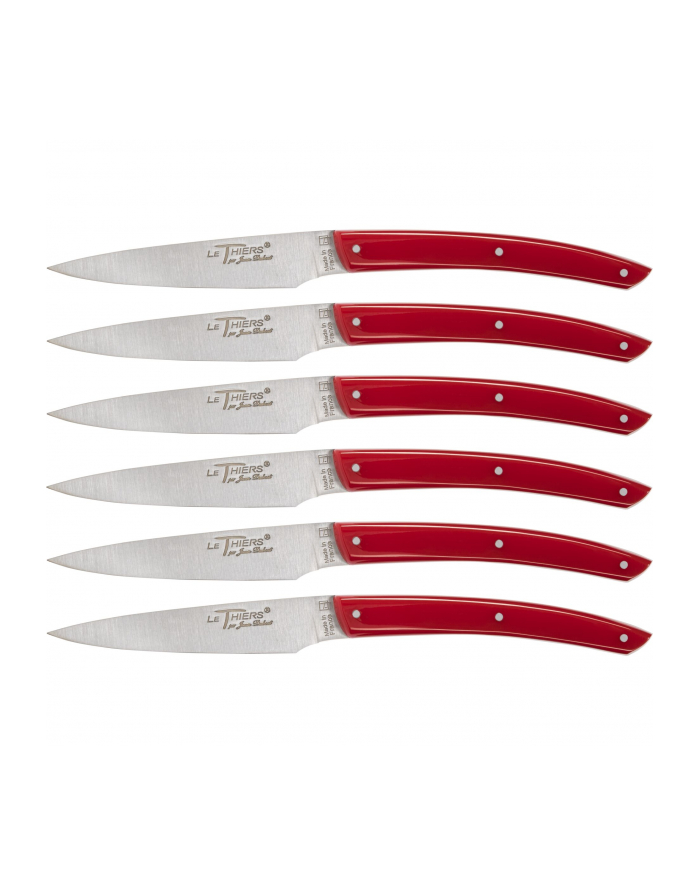 Jean Dubost Laguiole 6 pcs. Knife Set, Acrylic Red główny