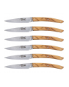 Jean Dubost Laguiole 6 pcs. Knife Set, Olive Wood - nr 1