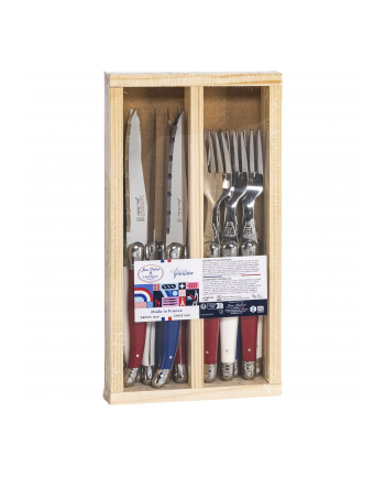 Jean Dubost Laguiole 12 pcs. Set 6 Knives + Forks