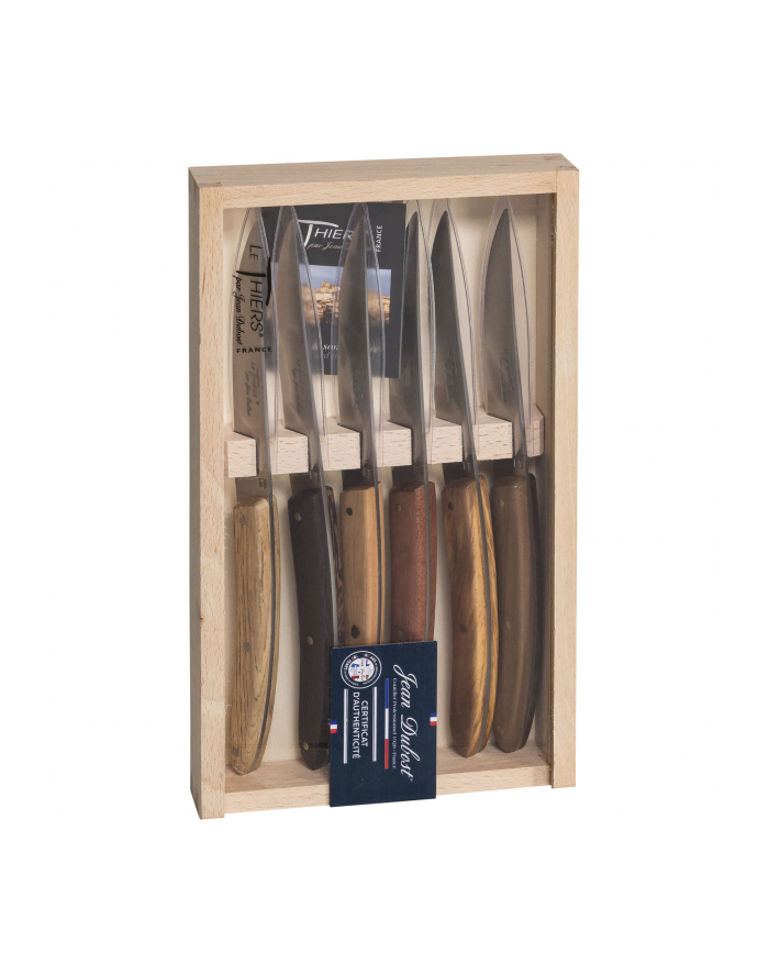 Jean Dubost Laguiole 6 pcs. Knife Set, Mixed Wood główny