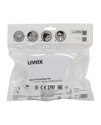 uvex silv-Air class.2200 FFP2 3x nr 1