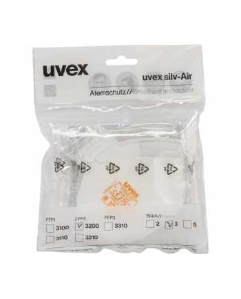 uvex silv-Air class.3200 FFP2 3x nr 2
