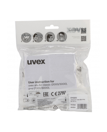 uvex silv-Air class.3200 FFP2 3x nr 1