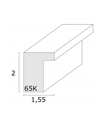 Deknudt S65KK1 Kolor: BIAŁY 15x20 Wood double Passepartout