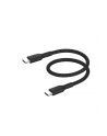 Belkin BOOST CHARGE braided Cab. USB-C/USB-C 15cm sw.CAB004BT0MBK - nr 1