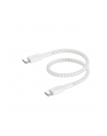 Belkin BOOST CHARGE braided Cab. USB-C/USB-C 15cm wh.CAB004BT0MWM - nr 1