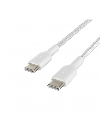 Belkin BOOST CHARGE braided Cab. USB-C/USB-C 15cm wh.CAB004BT0MWM