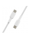 Belkin BOOST CHARGE braided Cab. USB-C/USB-C 15cm wh.CAB004BT0MWM - nr 5