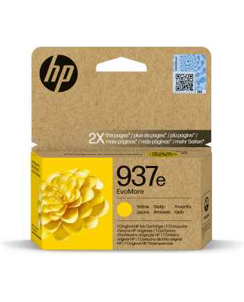 hewlett packard HP EvoMore 4S6W8NE ink cartridge yellow No. 937e