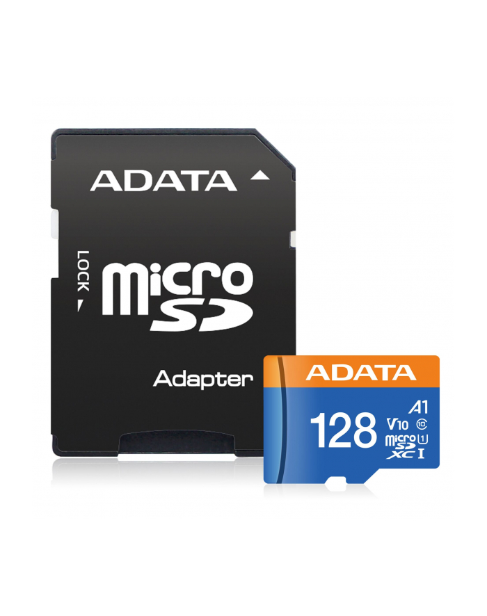 ADATA CARD MICROSDHC       128GB UHS-I CL10 100/20 MB/s W/1 Adap. główny