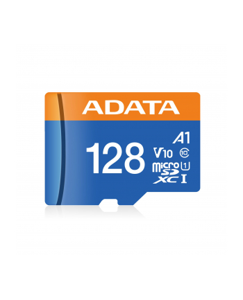 ADATA CARD MICROSDHC       128GB UHS-I CL10 100/20 MB/s W/1 Adap.