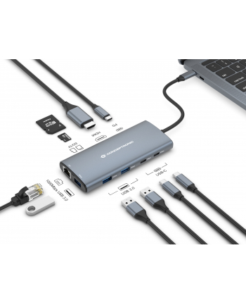 Conceptronic DONN06G 9-in-1 Docking Station