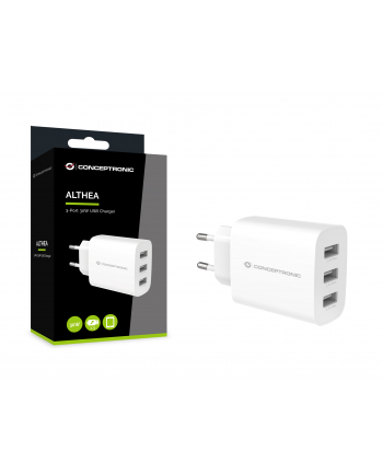 Conceptronic ALTHEA13W 3-Port 30W USB-Charger