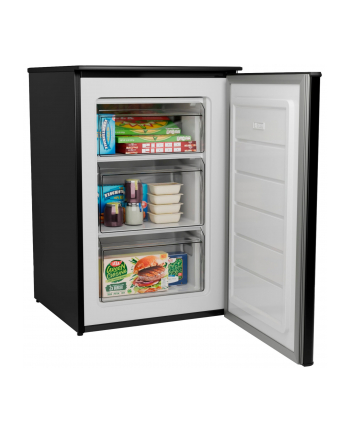Bomann GS 7253 stainless steel look Freezer Kolor: CZARNY
