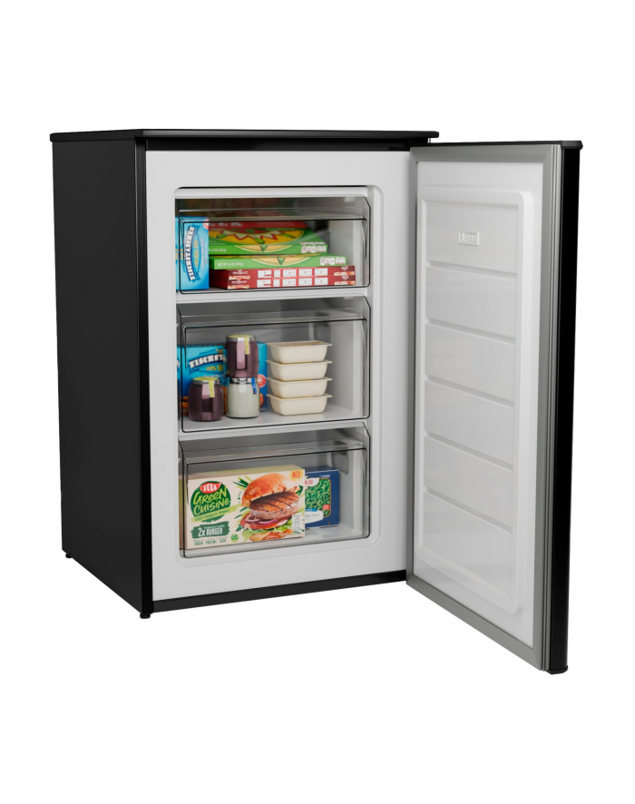 Bomann GS 7253 stainless steel look Freezer Kolor: CZARNY główny