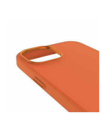 Decoded AntiMicrobial Silicone Backcover iPhone 15 Apricot