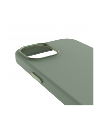 Decoded AntiMicrobial Silicone Backcover iPhone 15 Sage Leaf