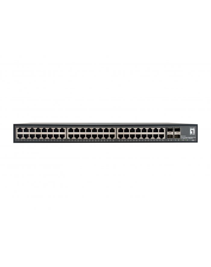 level one LevelOne GTU-5211 52-Port Unmanaged Switch główny