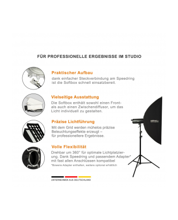 walimex pro Softbox Essential Striplight 30x120