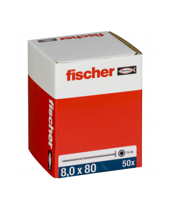 Fischer PowerFast II 8,0x80 TK TX TG blvz 50